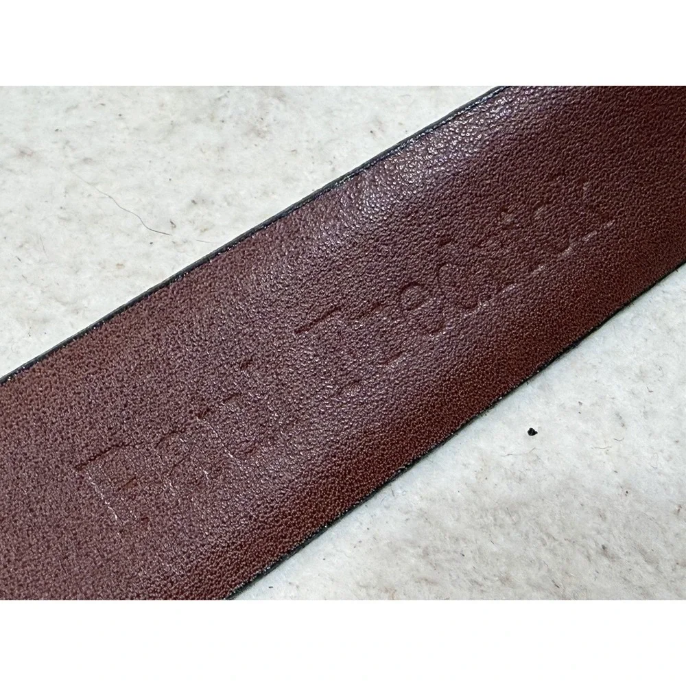 Paul‎ Fredrick Leather Belt Mens 50